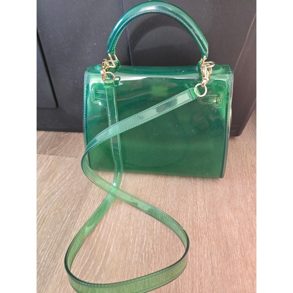 Clear Green Handbag Souvenir Exposition 1998 Un Voyage Au Pays Des Merveilles - Picture 3 of 6